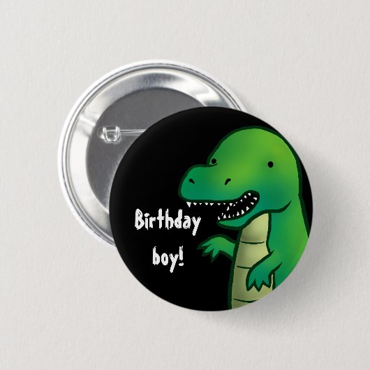 Tyrannosaurus Rex Button (Vorne & Hinten)