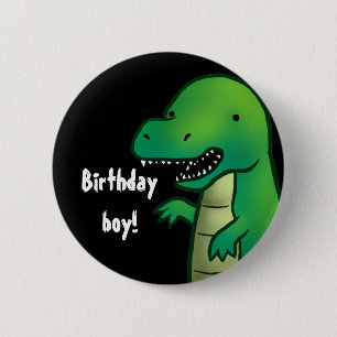 Tyrannosaurus Rex Button