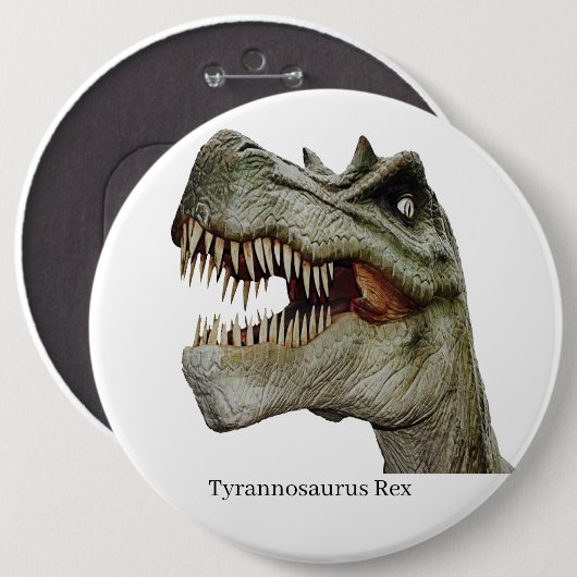 Tyrannosaurus Rex Button (Vorne & Hinten)