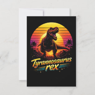 Tyrannosaurus Rex Dankeskarte