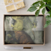 Tyrannosaurus rex, das gegen Styracosaurus kämpft Seidenpapier (Geschenk)