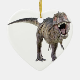 Tyrannosaurus Rex, der nach vorn brüllt Keramik Ornament