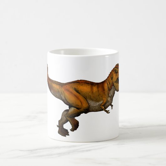 Tyrannosaurus Rex, der T-Rex laufen lässt Kaffeetasse (Mittel)