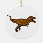 Tyrannosaurus Rex, der T-Rex laufen lässt Keramik Ornament (Hinten)