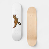 Tyrannosaurus Rex, der T-Rex laufen lässt Skateboard (Vorderseite)