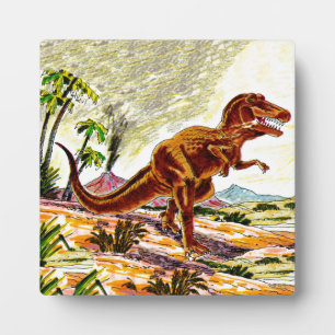 Tyrannosaurus Rex Dinosaur Fotoplatte