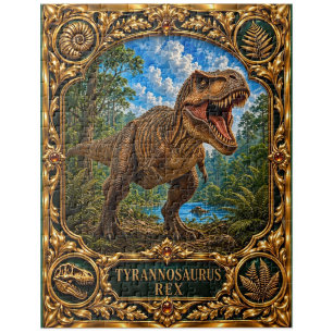 Tyrannosaurus Rex Dinosaur, Juwelen-Erbstück-Kunst Puzzle