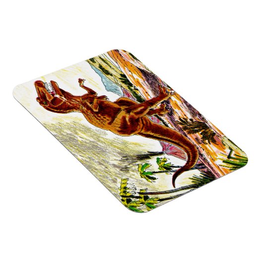 Tyrannosaurus Rex Dinosaur Magnet (Rechte Seite)