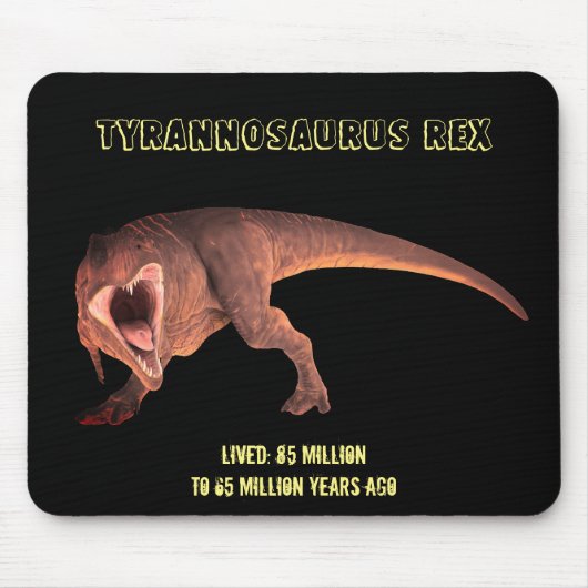 Tyrannosaurus Rex Dinosaur Mousepad (Vorne)