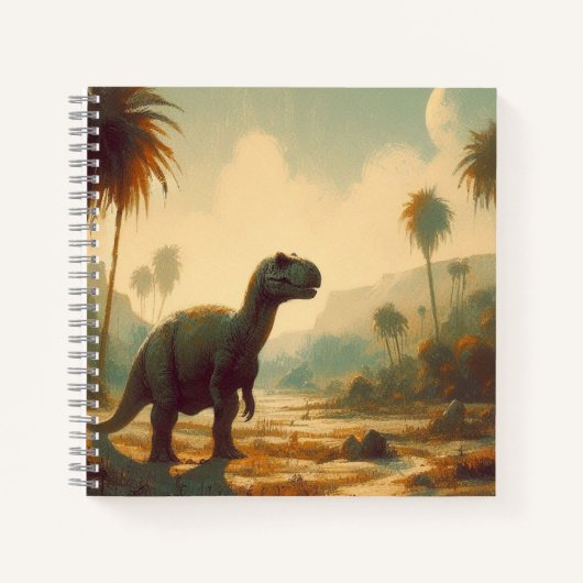 Tyrannosaurus Rex Dinosaur-Notebook Notizblock (Vorderseite)
