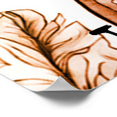 Tyrannosaurus Rex Dinosaur on Bedroom Wall Poster (Ecke)