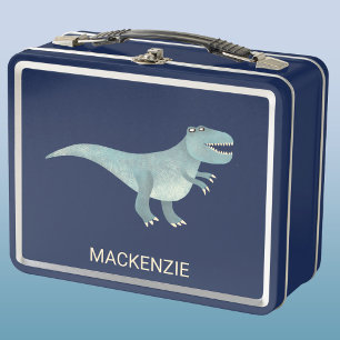 Tyrannosaurus Rex Dinosaur Personalisiert Metall Brotdose