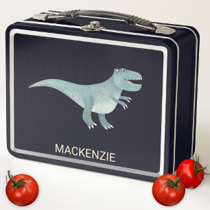 Tyrannosaurus Rex Dinosaur Personalisiert Metall Brotdose