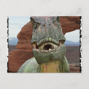 Tyrannosaurus Rex Dinosaur Postkarte