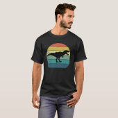 Tyrannosaurus Rex Dinosaur Retro Vintage Ästhetik T-Shirt (Vorne ganz)