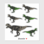 Tyrannosaurus Rex Dinosaur Stickers Aufkleber (Blatt)