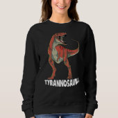 Tyrannosaurus Rex Dinosaur Sweatshirt (Vorderseite)