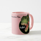 Tyrannosaurus Rex Dinosaur-Tasse Tasse (VorderseiteRechts)