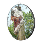 Tyrannosaurus Rex Dinosaurier Dartscheibe (Vorderseite rechts)