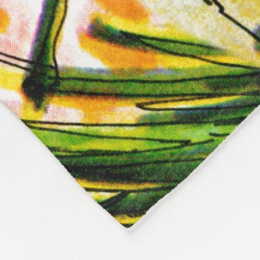 Tyrannosaurus Rex Dinosaurier Fleecedecke (Ecke)