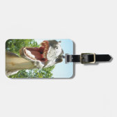 Tyrannosaurus Rex Dinosaurier Gepäckanhänger (Vorderseite horizontal)