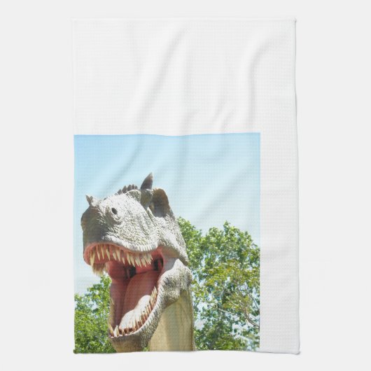 Tyrannosaurus Rex Dinosaurier Handtuch (Vertikal)