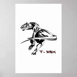 Tyrannosaurus rex Dinosaurier Poster