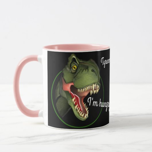 Tyrannosaurus Rex Dinosaurier Tasse (Links)
