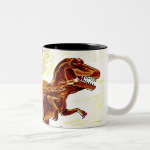 Tyrannosaurus Rex Dinosaurier Zweifarbige Tasse