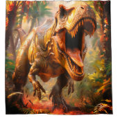 Tyrannosaurus Rex Duschvorhang (Vorderseite)