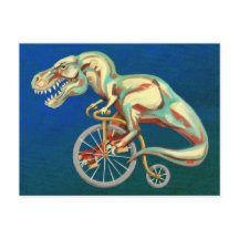 Tyrannosaurus Rex Fahrradfahren
