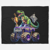 Tyrannosaurus Rex Fleecedecke (Vorderseite (Horizontal))