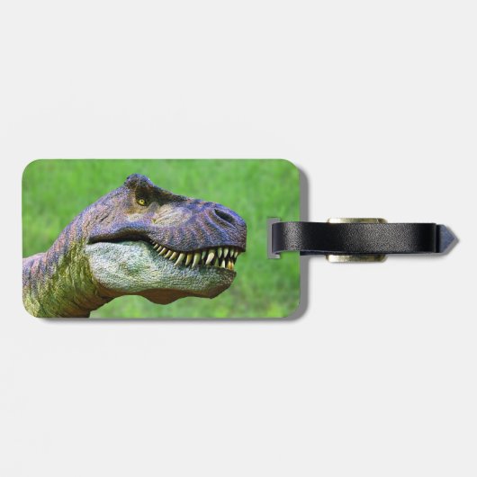 Tyrannosaurus Rex Gepäckanhänger (Rückseite horizontal)
