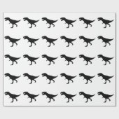 Tyrannosaurus Rex Geschenk-Verpackungs-Papier Geschenkpapier (Flach)