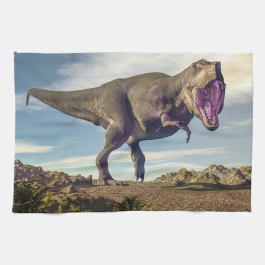 Tyrannosaurus Rex Geschirrtuch (Horizontal)