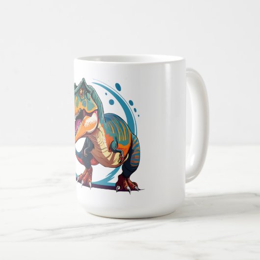 Tyrannosaurus Rex Kaffeetasse (VorderseiteRechts)