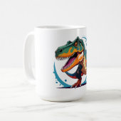 Tyrannosaurus Rex Kaffeetasse (Vorderseite Links)