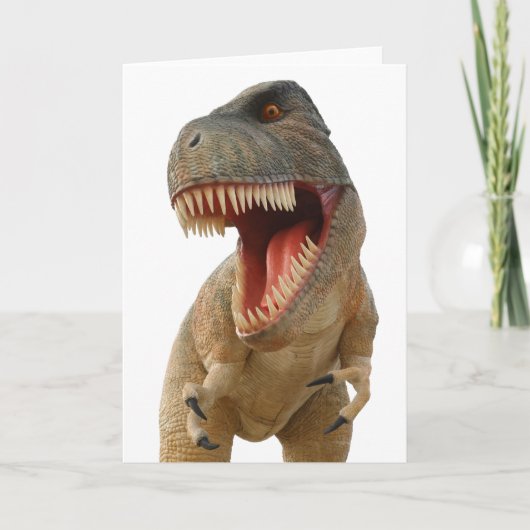 Tyrannosaurus Rex Karte (Vorderseite)