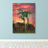 Tyrannosaurus Rex Leinwanddruck (Insitu (Holzboden))