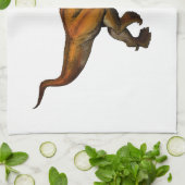 Tyrannosaurus Rex mit T-Rex Handtuch (Gefaltet)