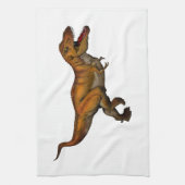 Tyrannosaurus Rex mit T-Rex Handtuch (Vertikal)