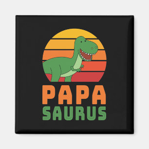 Tyrannosaurus Rex Papasaurus Dinosaurier Vatertag Magnet