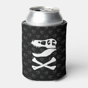 Tyrannosaurus Rex Piratenflagge Dosenkühler