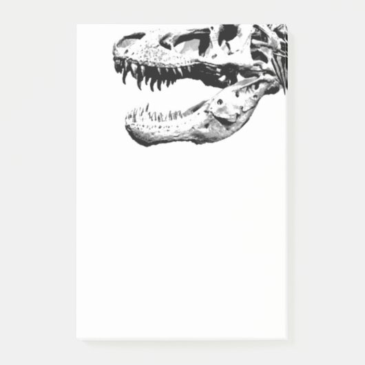 Tyrannosaurus rex post-it klebezettel (Vorderseite)