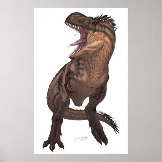 Tyrannosaurus rex poster (Vorne)