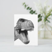 Tyrannosaurus Rex Postkarte (Stehend Vorderseite)