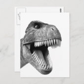 Tyrannosaurus Rex Postkarte (Vorne/Hinten)