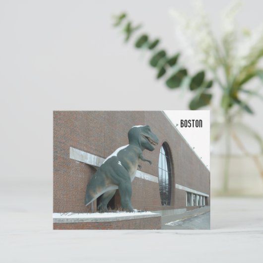 Tyrannosaurus Rex Postkarte (Stehend Vorderseite)