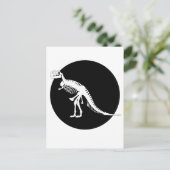 Tyrannosaurus Rex Postkarte (Stehend Vorderseite)