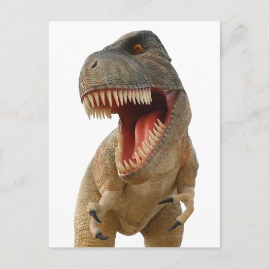 Tyrannosaurus Rex Postkarte (Vorderseite)